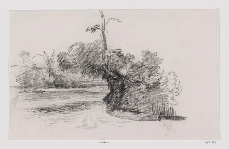 Rivierlandschap, Java Wall Art by Adrianus Johannes Bik - High-Resolution Digital Print