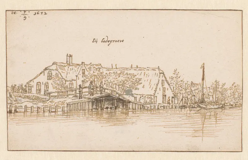 Rivieroever bij Bodegraven Wall Art by Unknown - High-Resolution Digital Print