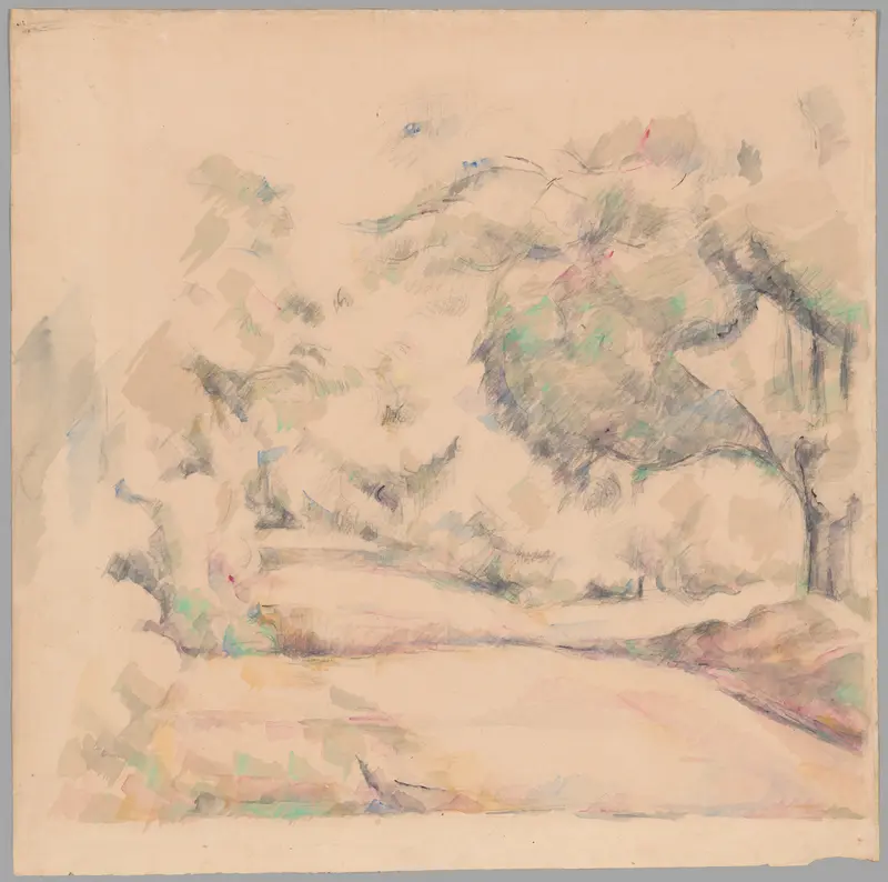 Road in Provence Wall Art by Paul Cezanne - High-Resolution Digital Print