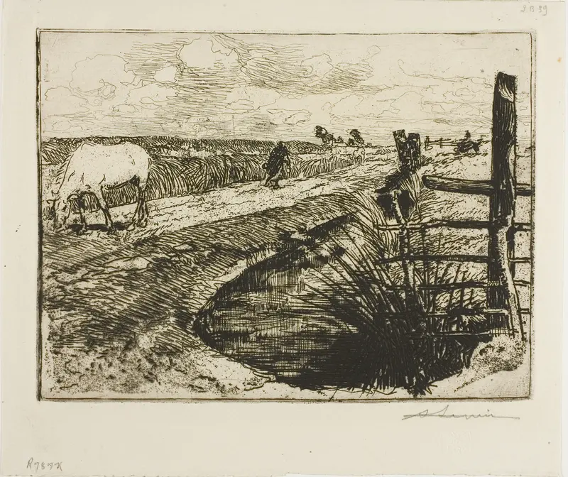 Road in the Marais, Vendée