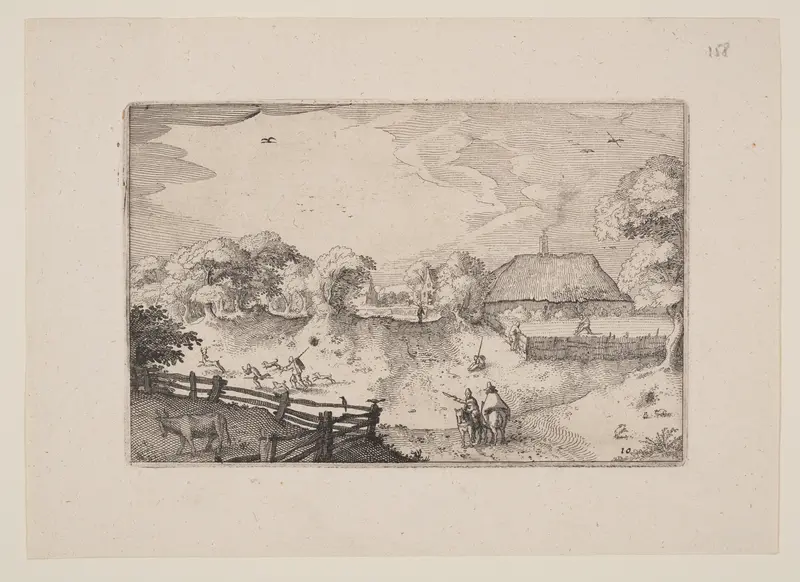 Road Near the Dunes, from Views in the Surroundings of Haarlem (Plaisante Plaetsen)