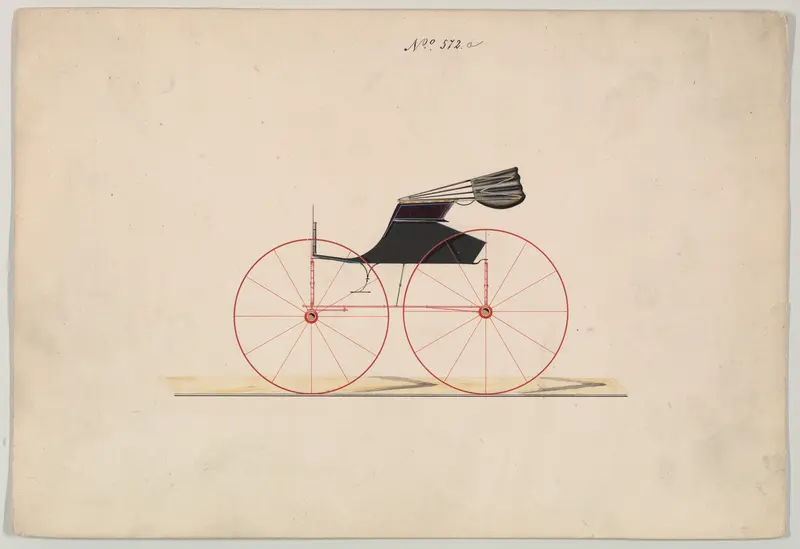 Road Wagon #572a Wall Art by Brewster & Co. - High-Resolution Digital Print