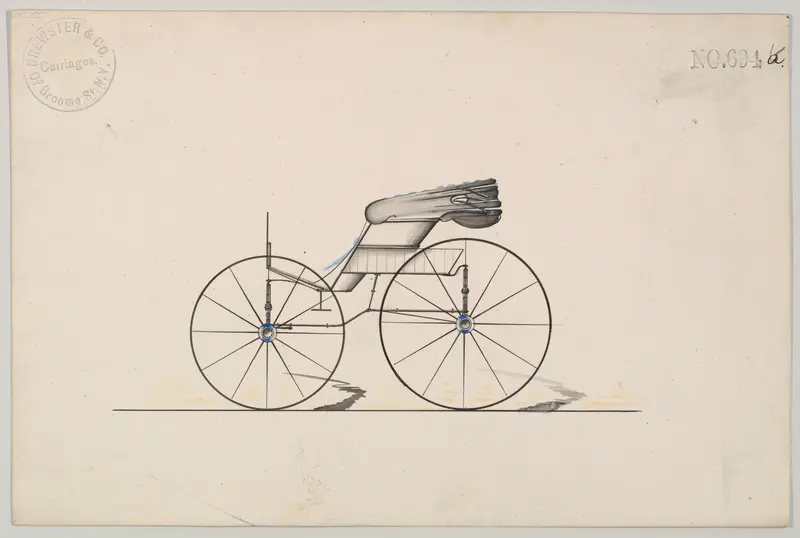 Road Wagon #694b Wall Art by Brewster & Co. - High-Resolution Digital Print