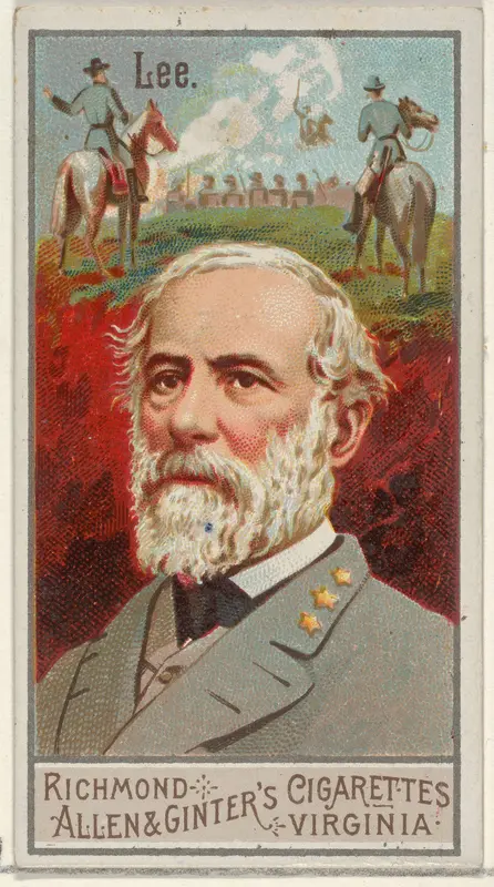 Robert Edward Lee, from the Great Generals series (N15) for Allen & Ginter Cigarettes Brands Wall Art by Allen & Ginter - High-Resolution Digital Print