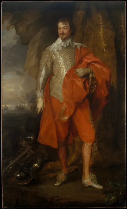 Robert Rich (1587–1658), Second Earl of Warwick Wall Art by Anthony van Dyck - High-Resolution Digital Print
