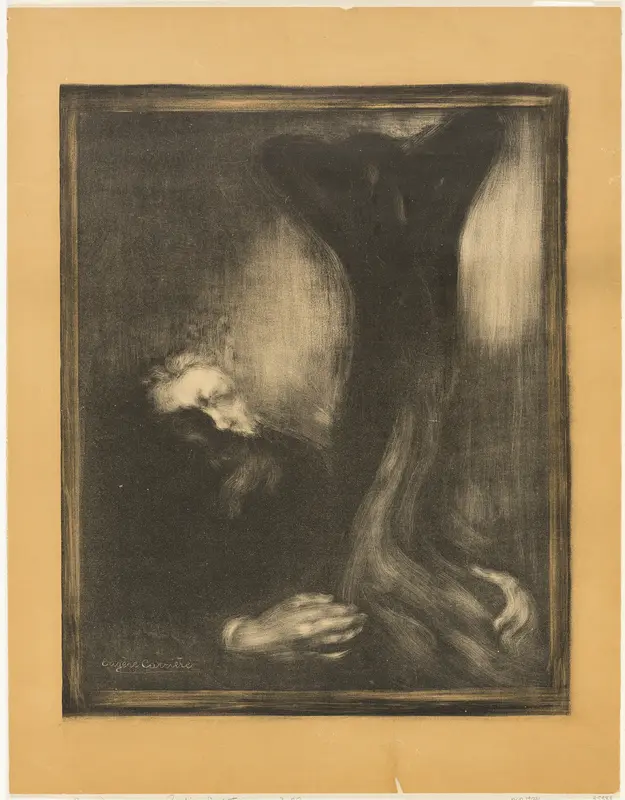 Rodin Sculpting Wall Art by Eugène Carrière - High-Resolution Digital Print