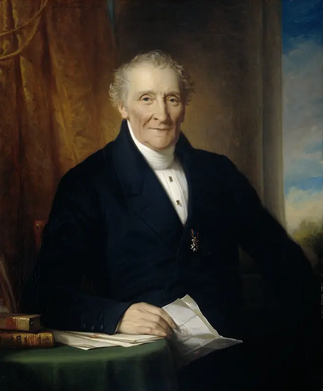 Rodolphe le Chevalier (1777-1865), Amsterdam Merchant and one of three Founders of the Holland Railroad Company Wall Art by Jan Adam Kruseman - High-Resolution Digital Print