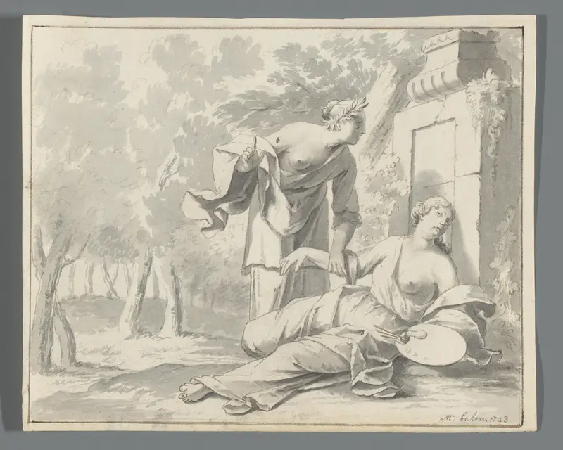 Roem steunt de vermoeide Schilderkunst Wall Art by Unknown - High-Resolution Digital Print