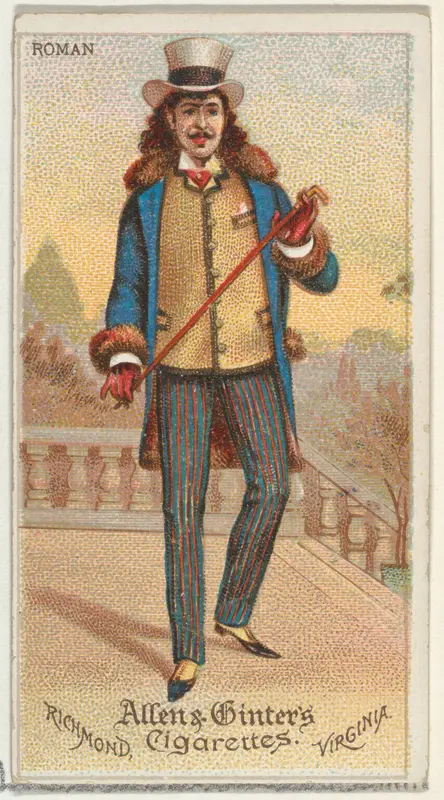 Roman, from World's Dudes series (N31) for Allen & Ginter Cigarettes Wall Art by Allen & Ginter - High-Resolution Digital Print
