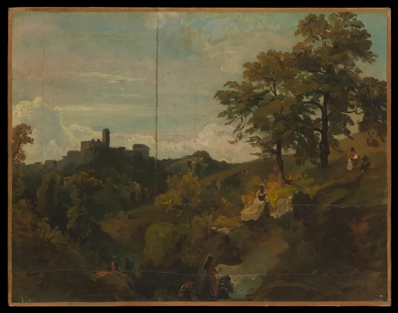 Roman Landscape Wall Art by Arnold Böcklin - High-Resolution Digital Print