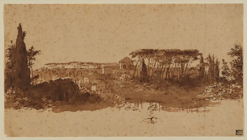 Roman Landscape Wall Art by Claude Lorrain (Claude Gellée) - High-Resolution Digital Print