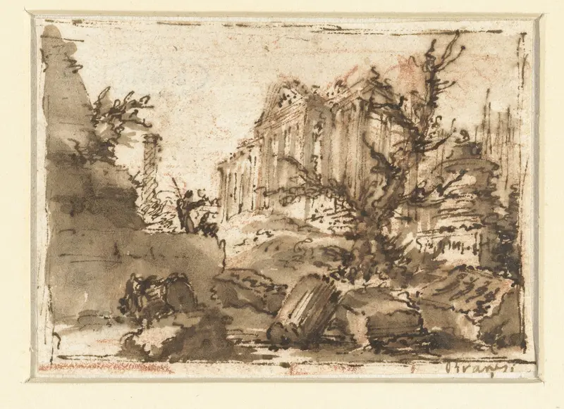 Romeinse ruïnes Wall Art by Giovanni Battista Piranesi - High-Resolution Digital Print