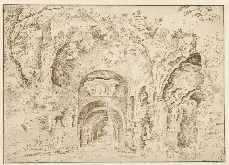 Romeinse ruïnes Wall Art by anonymous - High-Resolution Digital Print