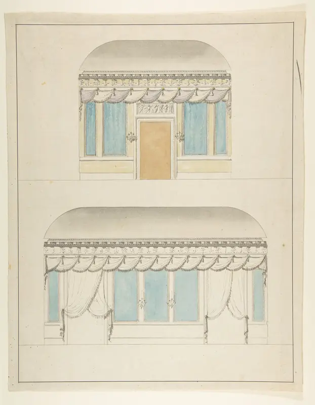 Room elevations Wall Art by Anonymous, French, 19th century - High-Resolution Digital Print