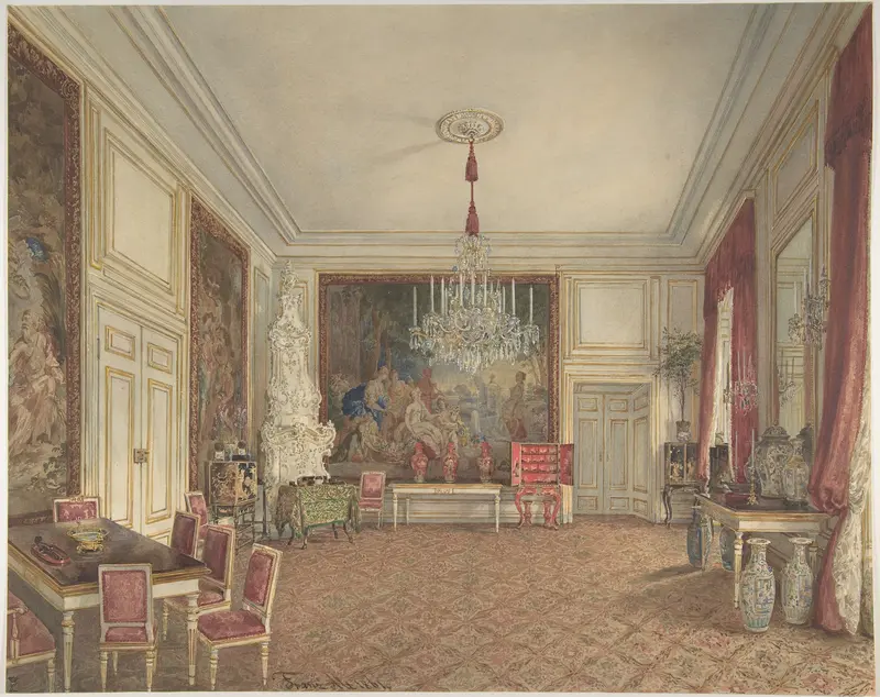 Room of Archduke Ludwig Victor in the Hofburg, Vienna Wall Art by Franz Alt - High-Resolution Digital Print