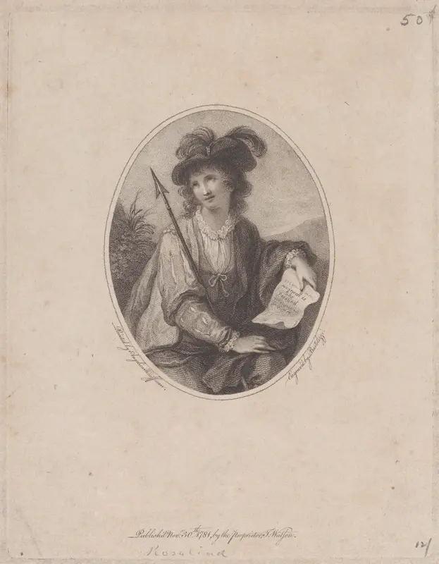 Rosalind Wall Art by Francesco Bartolozzi - High-Resolution Digital Print