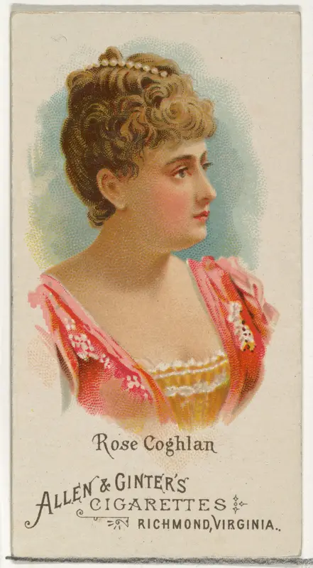 Rose Coghlan, from World's Beauties, Series 1 (N26) for Allen & Ginter Cigarettes Wall Art by Allen & Ginter - High-Resolution Digital Print
