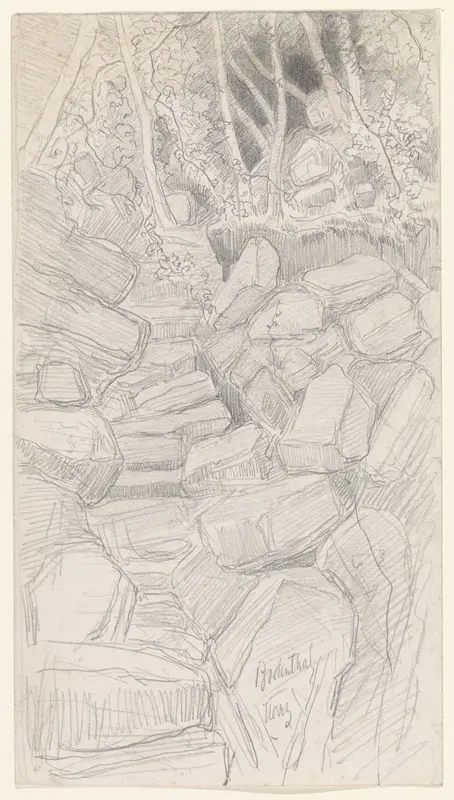 Rotshelling in de Bodenthal, de Harz Wall Art by Jan van Essen - High-Resolution Digital Print