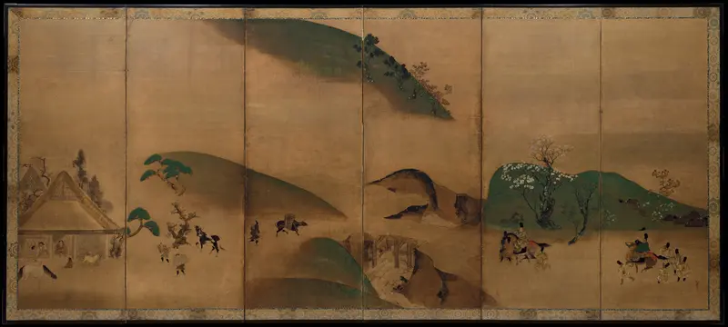 Royal Visit to Ōhara, from The Tale of the Heike
