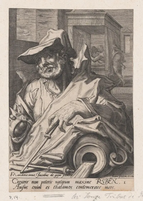 Ruben, from "The Twelve Sons of Jacob" Wall Art by Jacques de Gheyn II - High-Resolution Digital Print