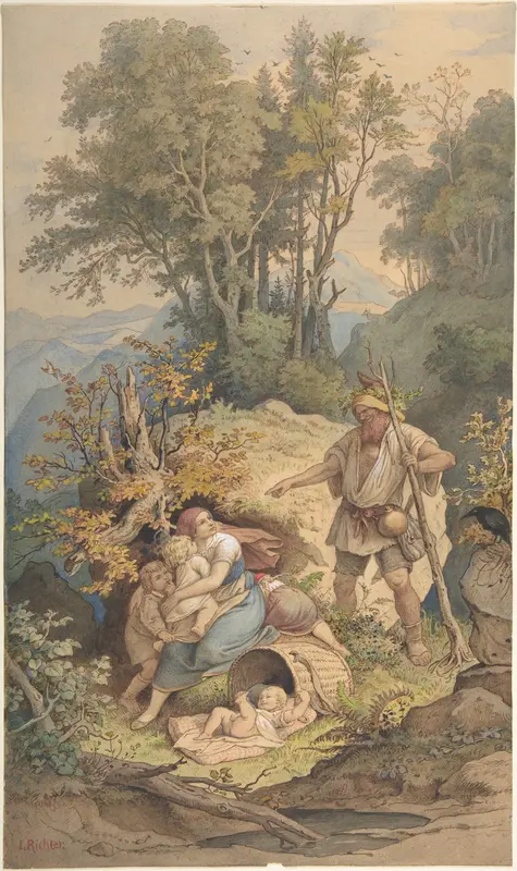 Rübezahl Wall Art by Adrian Ludwig Richter - High-Resolution Digital Print