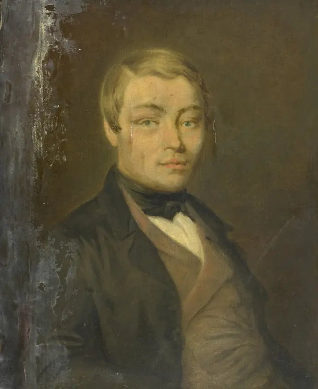 Rudolf Johannes van den Brink (1819-1852). Oudste zoon van Hendrik Arend van den Brink Wall Art by Louis Moritz - High-Resolution Digital Print