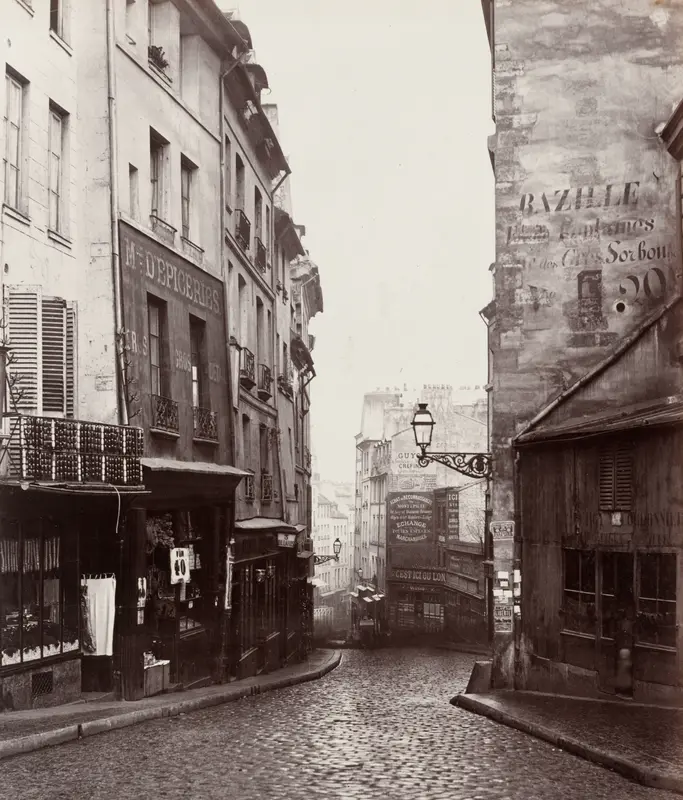 Rue de la Montagne-Sainte-Geneviève near the Intersection of Rue LaPlace (Rue de la Montagne-Sainte-Geneviève prés de carrefour de la rue LaPlace)