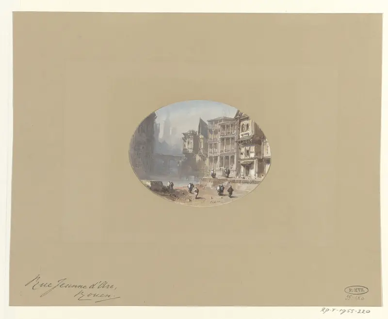 Rue Jeanne d'Arc te Rouen Wall Art by Unknown - High-Resolution Digital Print