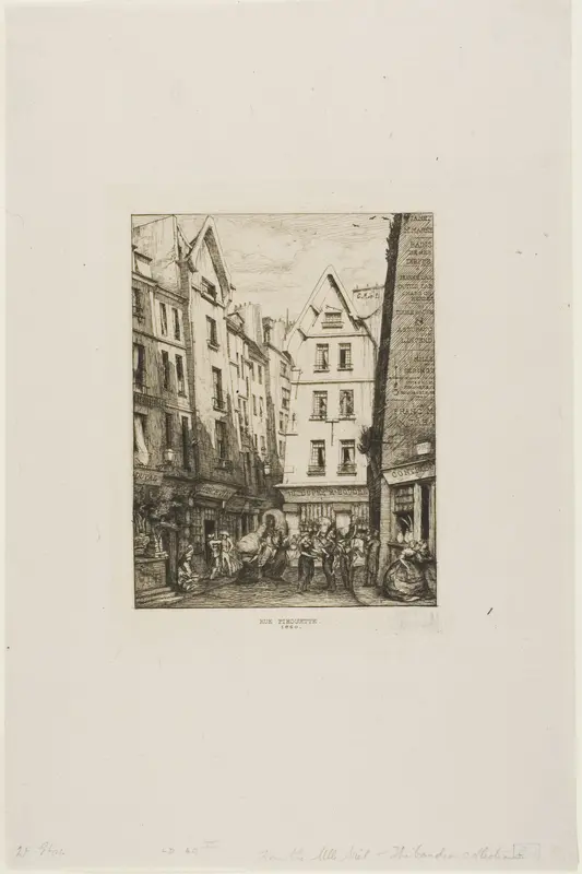 Rue Pirouette aux Halles, Paris