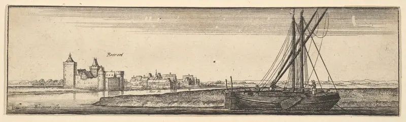 Ruhrort Wall Art by Wenceslaus Hollar - High-Resolution Digital Print