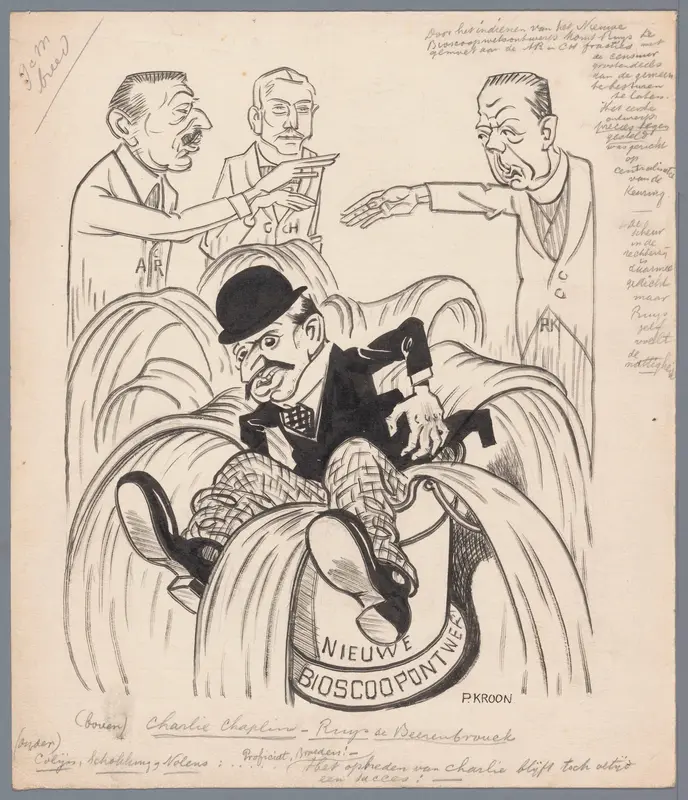 Ruijs de Beerenbrouck als Charlie Chaplin, 1923 Wall Art by Unknown - High-Resolution Digital Print