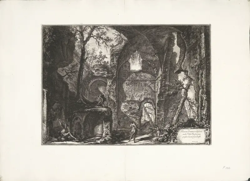 Ruïne in Villa Barberini Wall Art by Unknown - High-Resolution Digital Print