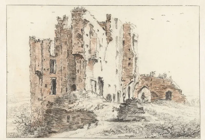 Ruïne van Brederode Wall Art by Laurens Vincentsz. van der Vinne - High-Resolution Digital Print
