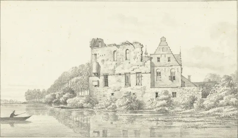 Ruïne van Burg Altena te Schüttorf, graafschap Bentheim Wall Art by Gerrit Lamberts - High-Resolution Digital Print