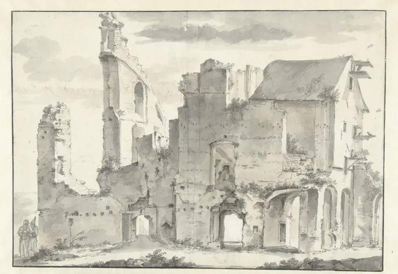 Ruïne van de abdij van Rijnsburg