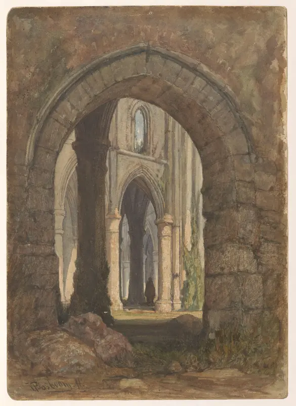 Ruïne van een gotische kerk Wall Art by anonymous - High-Resolution Digital Print