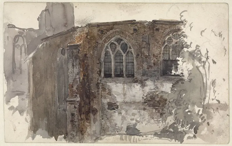 Ruïne van een kerk Wall Art by Willem Anthonie van Deventer - High-Resolution Digital Print