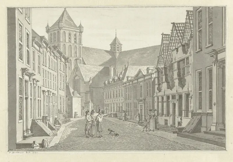 Ruïne van het huis van Lucas van Steveninck te Middelburg, 1787 Wall Art by Unknown - High-Resolution Digital Print