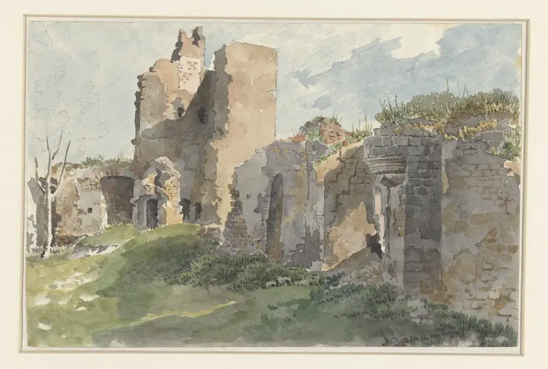 Ruïnes van de Château de Chevreuse Wall Art by anonymous - High-Resolution Digital Print