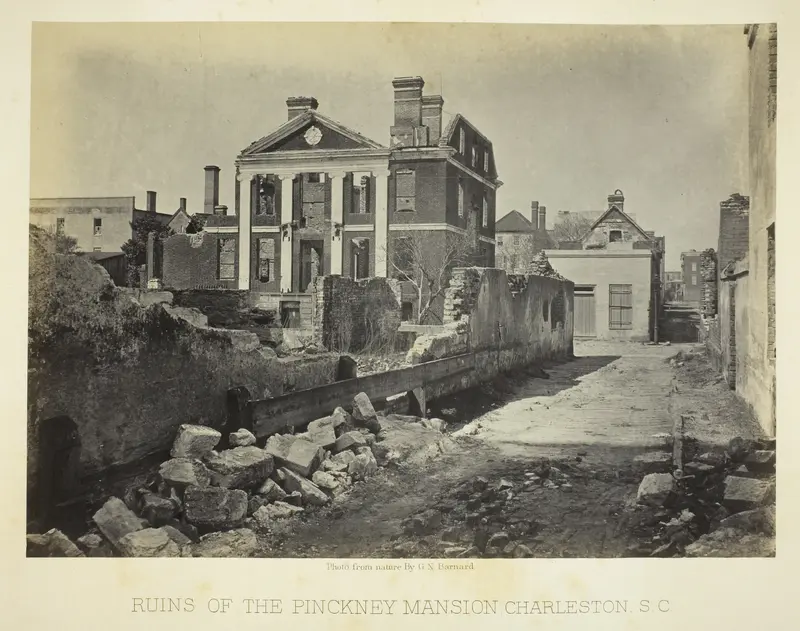 Ruins of the Pinckney Mansion, Charleston, S.C.