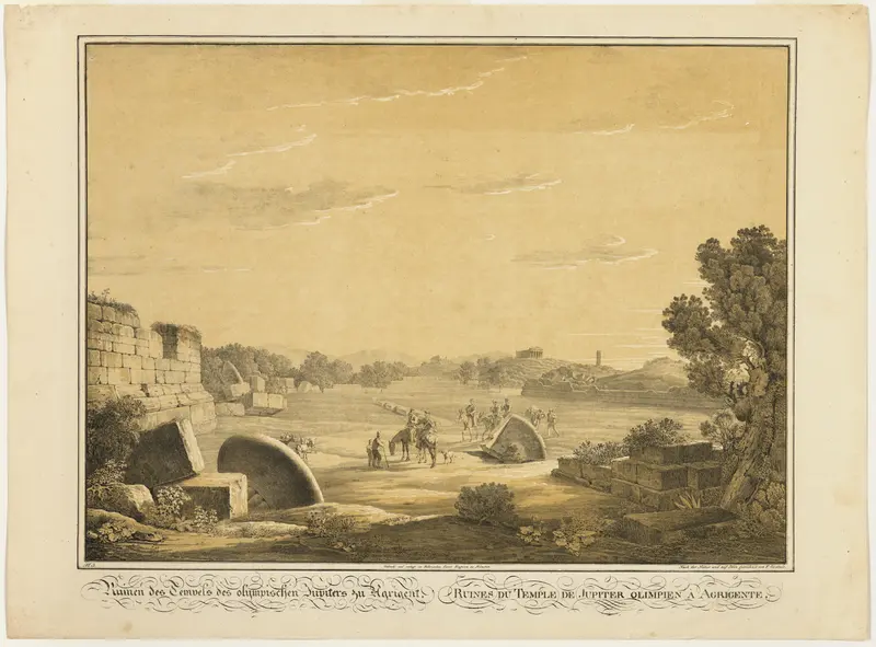 Ruins of the Temple of Jupiter at Agrigente