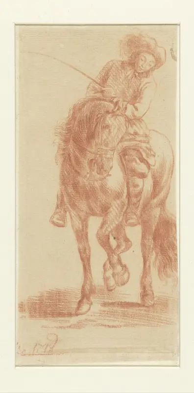 Ruiter, van voren Wall Art by anonymous - High-Resolution Digital Print
