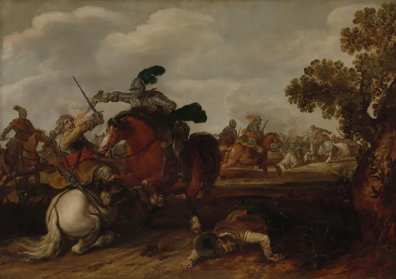 Ruitergevecht Wall Art by Unknown - High-Resolution Digital Print