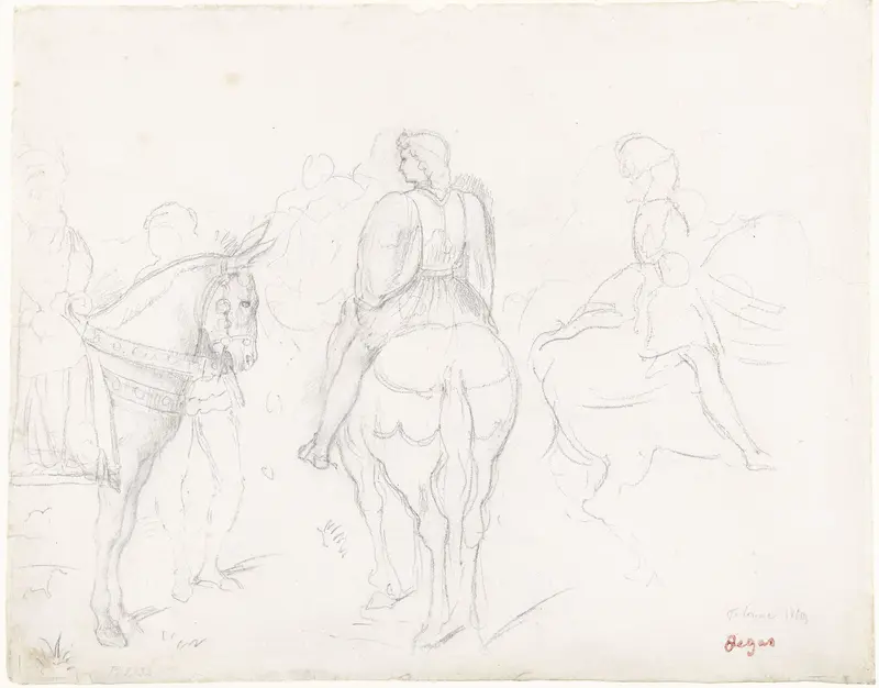 Ruiters Wall Art by Edgar Degas - High-Resolution Digital Print