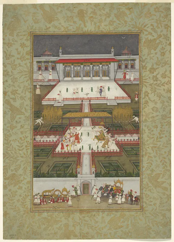 Ruler Entertained by Dancers in a Paradise Garden Wall Art by Unknown - High-Resolution Digital Print