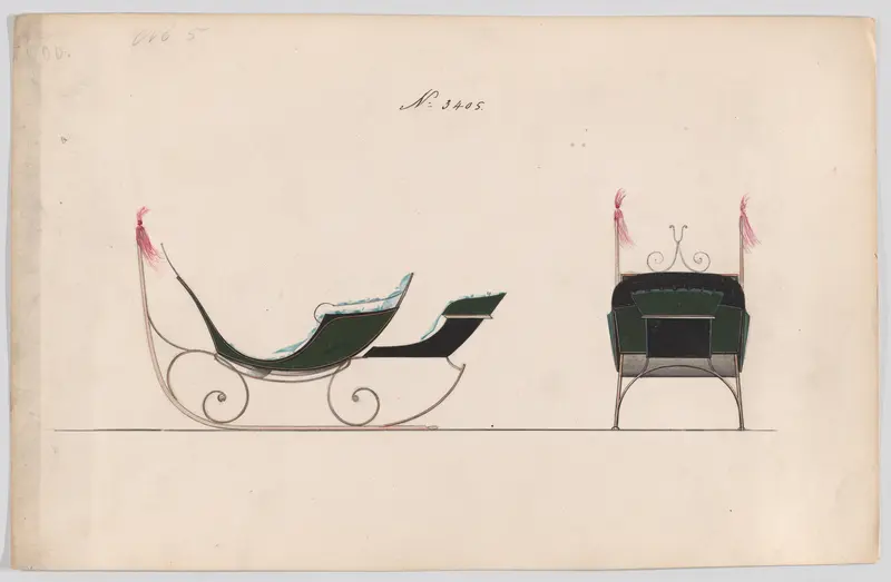 Rumble Sleigh #3405 Wall Art by Brewster & Co. - High-Resolution Digital Print