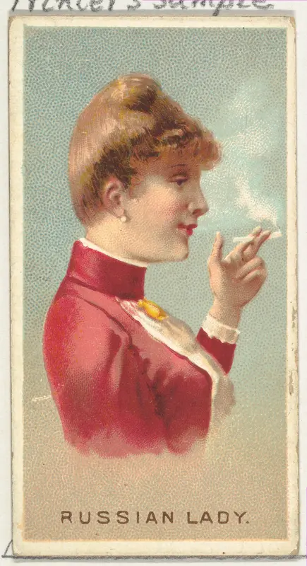 Russian Lady, from World's Smokers series (N33) for Allen & Ginter Cigarettes Wall Art by Allen & Ginter - High-Resolution Digital Print