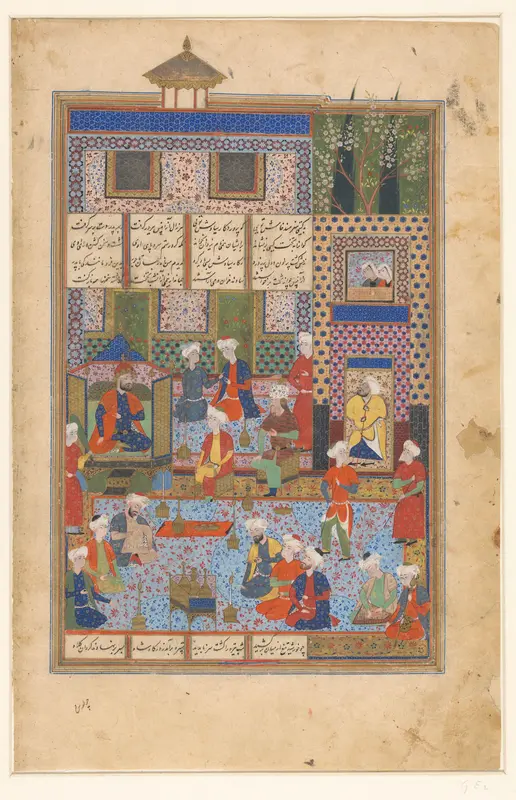 Rustam neemt afscheid van Shah Kai Khusrau Wall Art by Unknown - High-Resolution Digital Print