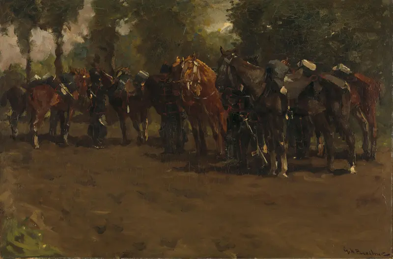 Rustende cavalerie Wall Art by Unknown - High-Resolution Digital Print