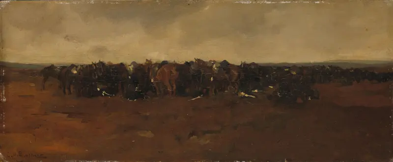 Rustende cavalerie Wall Art by George Hendrik Breitner - High-Resolution Digital Print